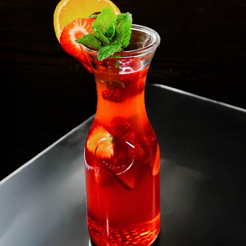 Strawberry lemonade carafe