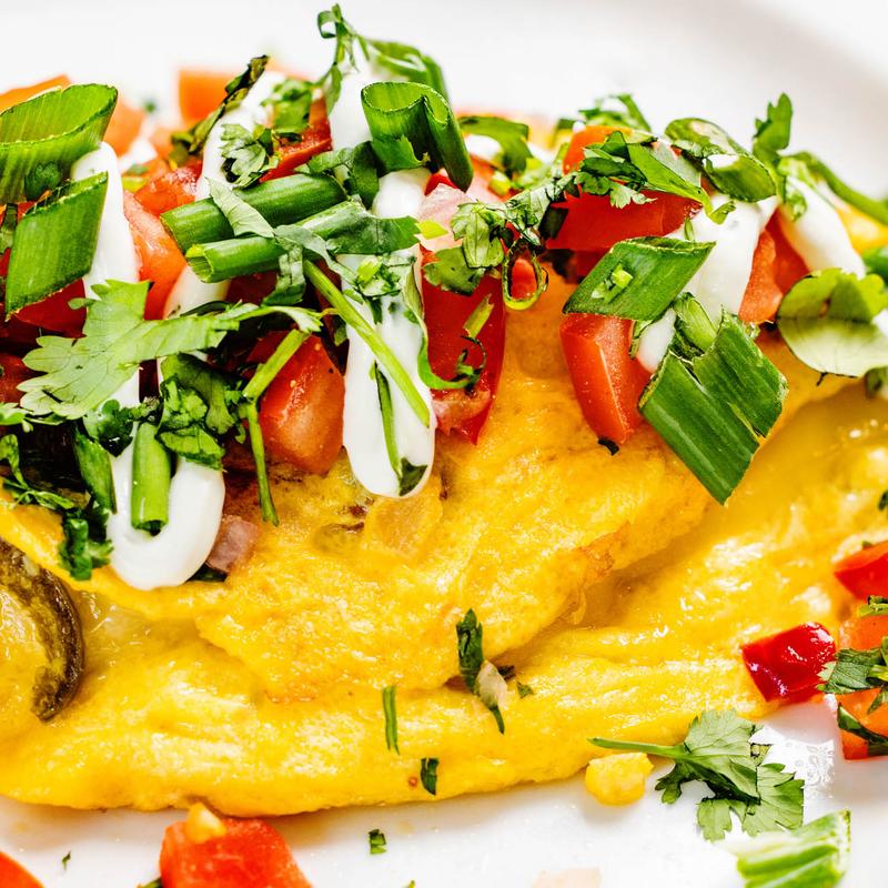 Wake Me Up omelet with pico de gallo