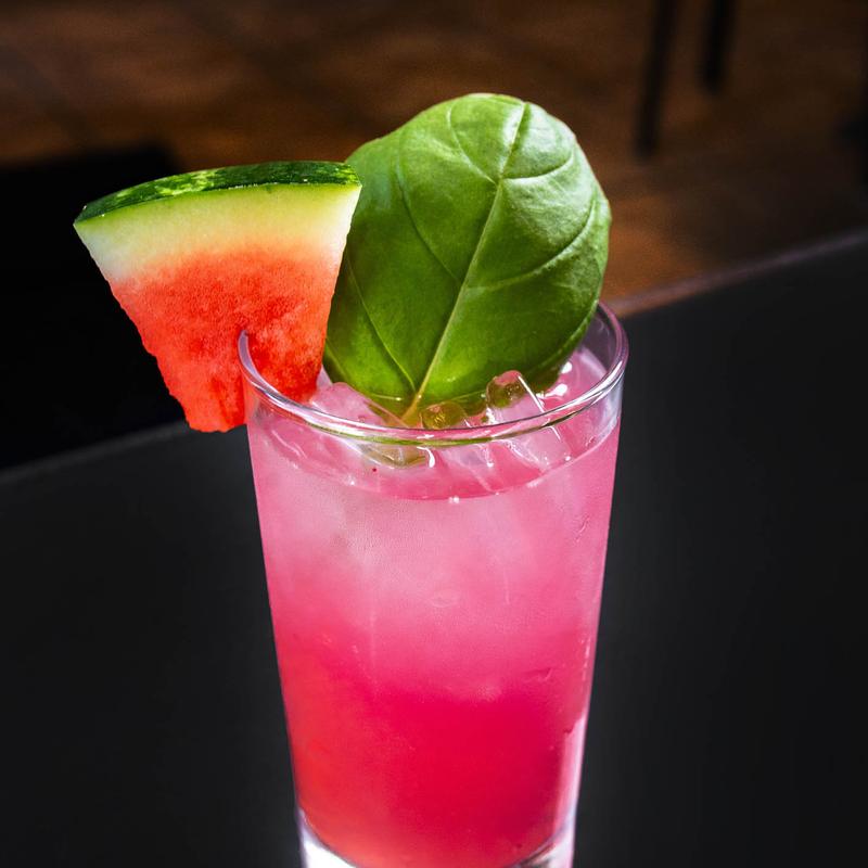 Watermelon basil refresher